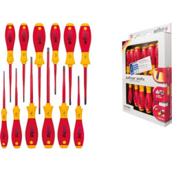 kit cacciaviti wiha softfinish elettrico 12pz [41003]
