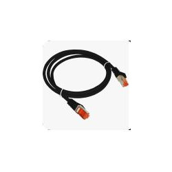 cavo di rete a-lan alantec patch f/utp cat.6 pvc 0.5m nero [kks6cza0.5]