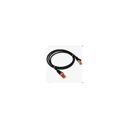 cavo di rete a-lan alantec patch f/utp cat.6 pvc 0.5m nero [kks6cza0.5]