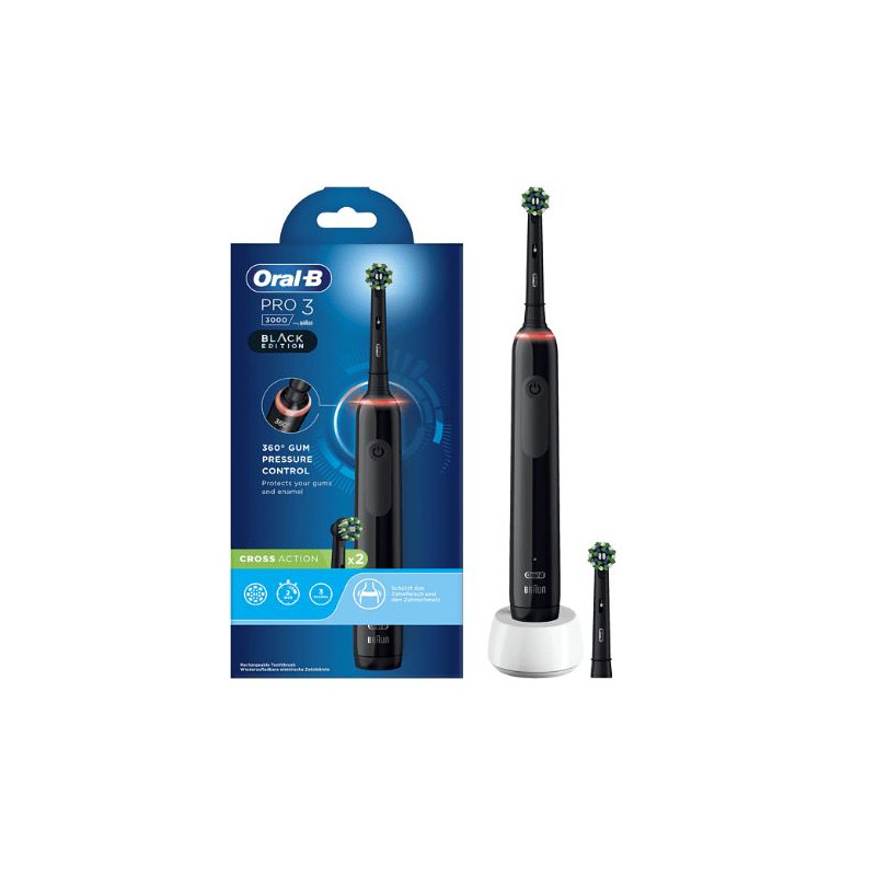 spazzolino elettrico braun oral-b pro 3 3000 ad azione incrociata