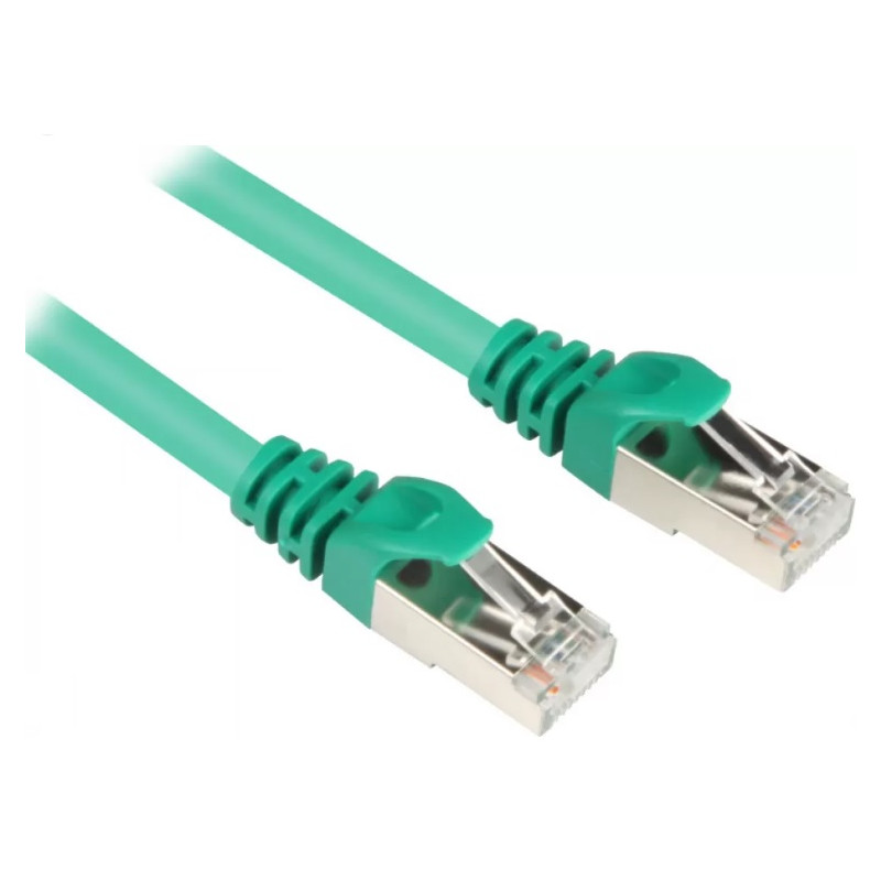 cavo di rete sharkoon rj45 cat.6 sftp 5,0m verde [4044951014873]