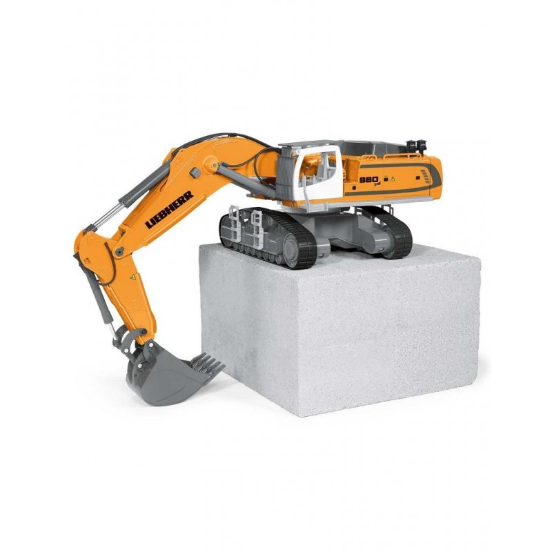modellino siku liebherr r980 sme escavatore cingolato 1:32 nero/giallo