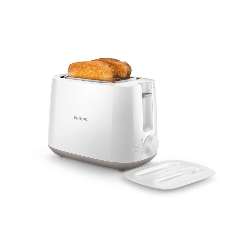 tostapane philips daily collection hd2582/00 830w bianco [hd2582/00]