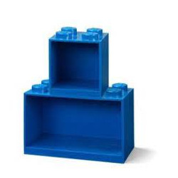 iconic brick plank set room copenhagen lego shelf 4+8 blu [41171731]