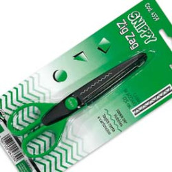 Forbici lebez snippy zig-zag in acciaio 17 cm art.4339 [4339]