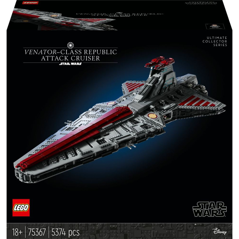 gioco da costruzione lego incrociatore d'attacco republic di