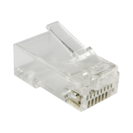 spina modulare alantec wt117 cat6 u/utp trasparente 100pz [wt117]