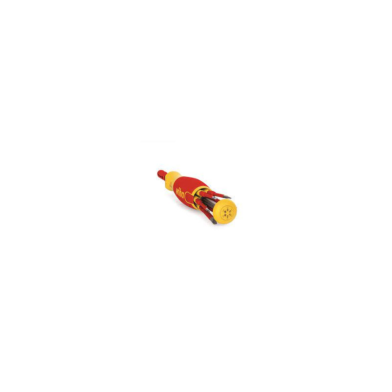 cacciavite wiha con caricatore punte liftup elettrico rosso/giallo