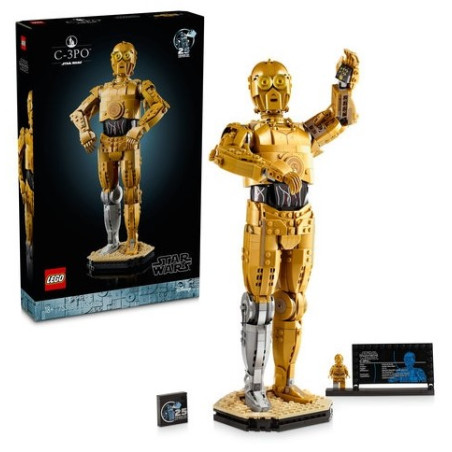 lego star wars c-3po multicolore 1138pz [75398]