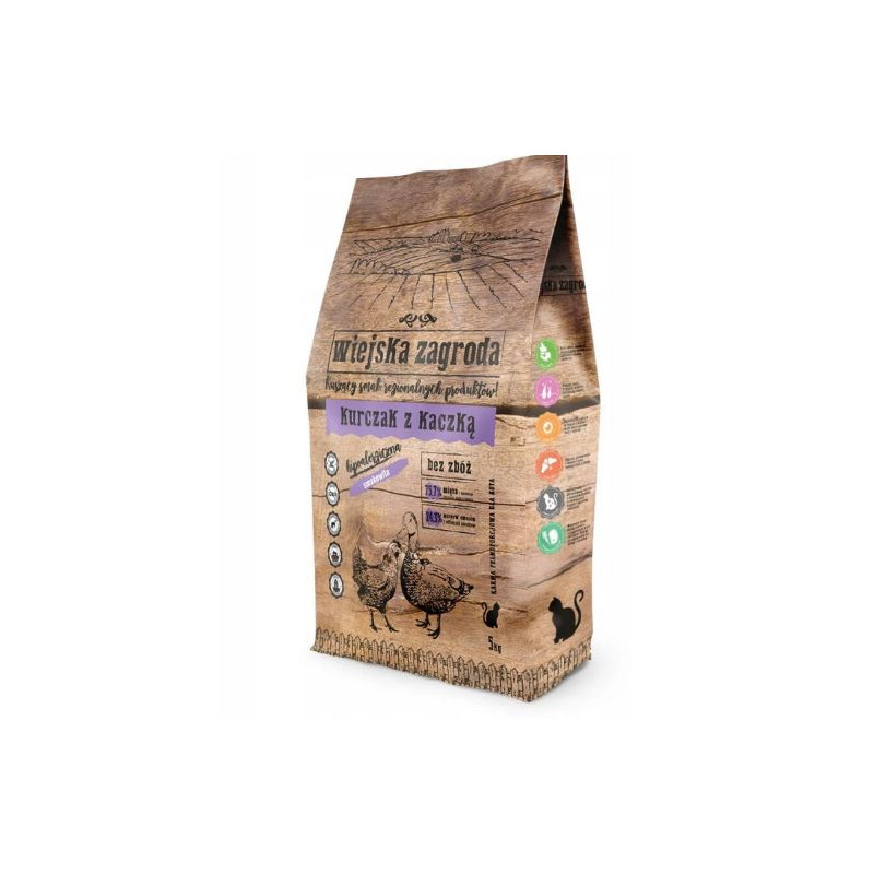 mamgime secco wiejska zagroda country farm pollo e anatra secco per