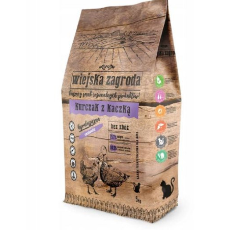 mamgime secco wiejska zagroda country farm pollo e anatra secco per