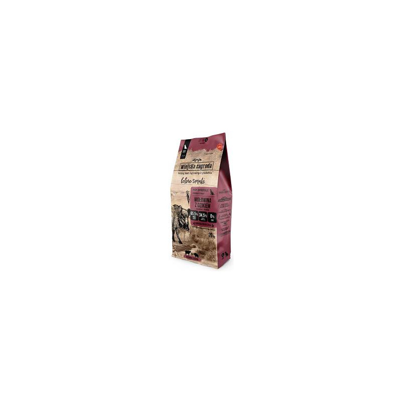cibo secco wiejska zagroda per cani 20kg