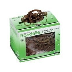 Elastici per ufficio lebez 500gr in scatola misure assortite [75012]