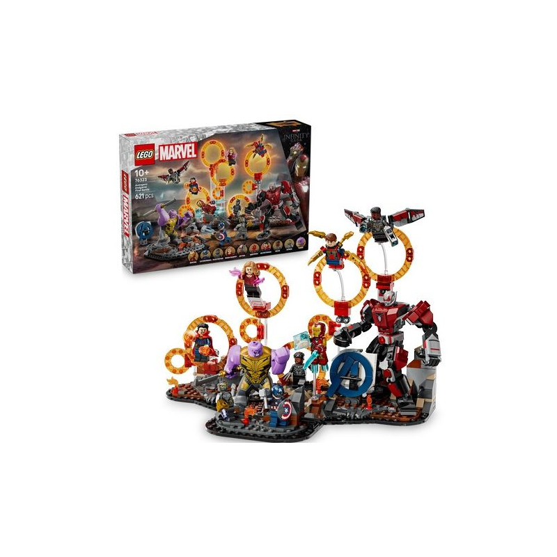 gioco da costruzione lego marvel battaglia finale di avengers endgame