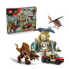 gioco da costruzione lego jurassic world missione aerea di spinosaurus/quetzalcoatlus