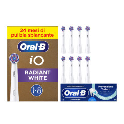 testine di ricambio oral-b io radiant white per spazzolino elettrico