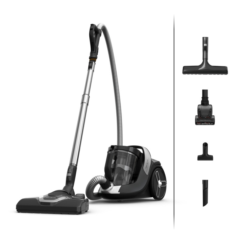 aspirapolvere a cilindro rowenta green force cyclonic effitech+ ro7c66