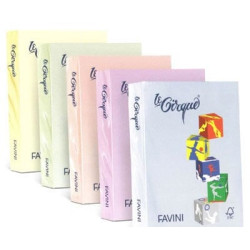 Carta in risma colorata favini 500 fogli a3 80gr lecirque rosa pastello