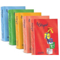 Carta in risma colorata favini 500 fogli a3 80gr lecirque rosso scarlatto