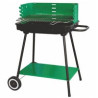 Barbecue lapillo rettangolare base metallo 57x37 h 68 08208