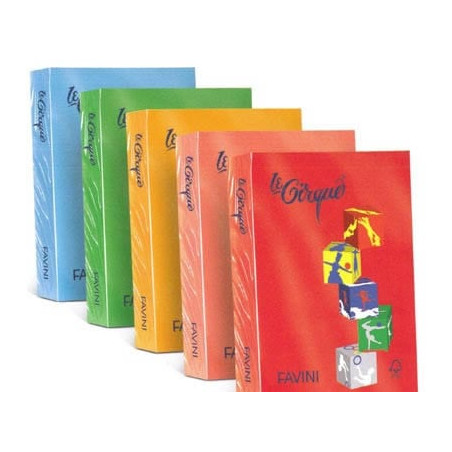 Carta in risma colorata favini 500 fogli a3 80gr lecirque verde bandiera
