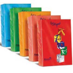 Carta in risma colorata favini 250 fogli a4 160gr lecirque in 5 colori