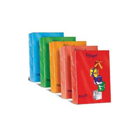 Carta in risma colorata favini 250 fogli a4 160gr lecirque in 5 colori