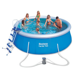 Piscina bestway fast tonda filtro 2e 457 h 122