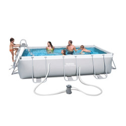 Piscina bestway steel rettangolare filtro 2d 404x201 h 100