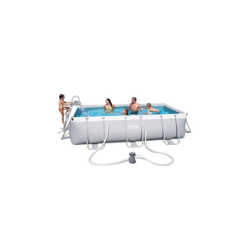Piscina bestway steel rettangolare filtro 2d 404x201 h 100