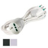 Prolunga fme m 3 3x1,00 nera presha schuko 92651
