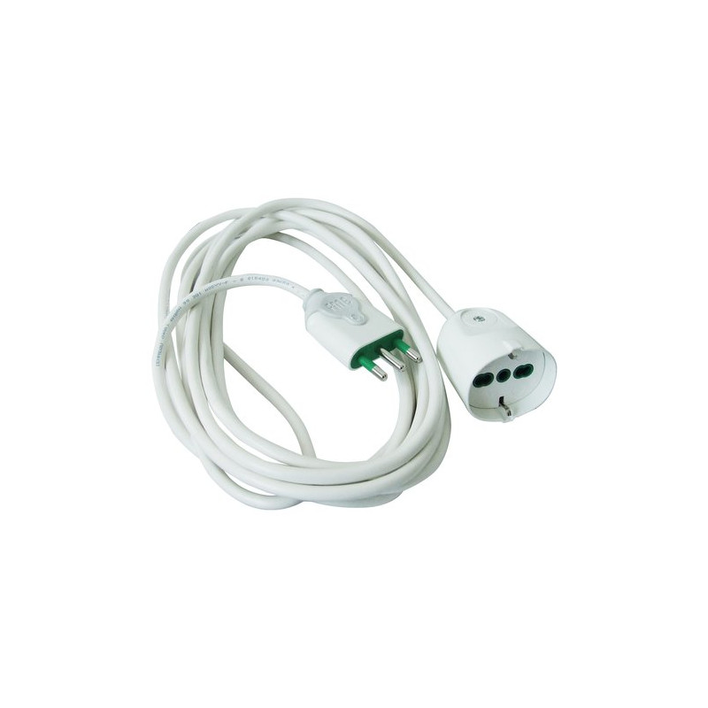 Prolunga fme m 5 3x1,00 bianca presha schuko 92660