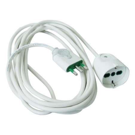 Prolunga fme m 5 3x1,00 bianca presha schuko 92660