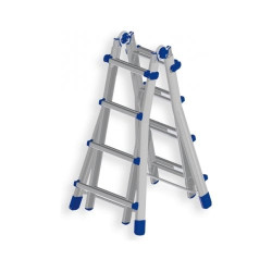 Scala multiuso facal alluminio briko blu 2 gr.4+4