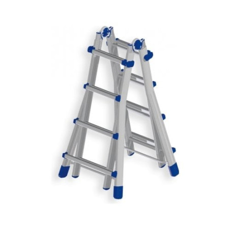 Scala multiuso facal alluminio briko blu 2 gr.4+4