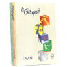 Carta in risma colorata favini 200 fogli a4 80gr lecirque in 4 colori
