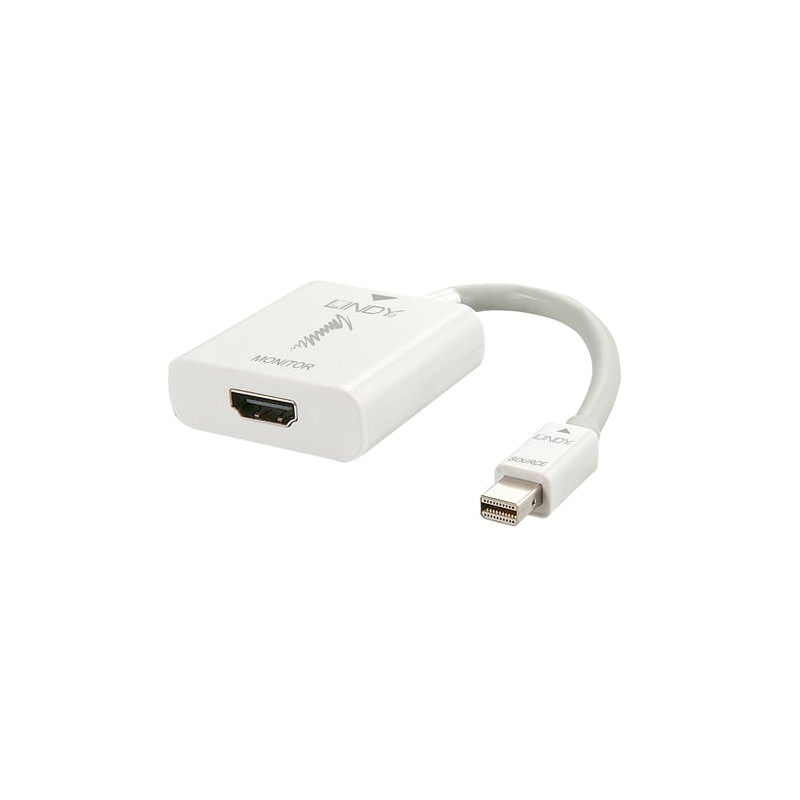 Adattatore displayport lindy mini-/hdmi 4k attivo eyefinity [41069]