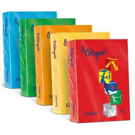 Carta in risma colorata favini 500 fogli a4 80gr lecirque ciclamino