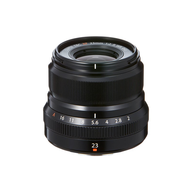 Obiettivo fujifilm xf 23mm f2 r wr nero