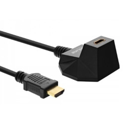Cavo hdmi inline high speed hdmi con base di supporto 4k2k maschio/femmina