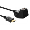 Cavo hdmi inline high speed hdmi con base di supporto 4k2k maschio/femmina