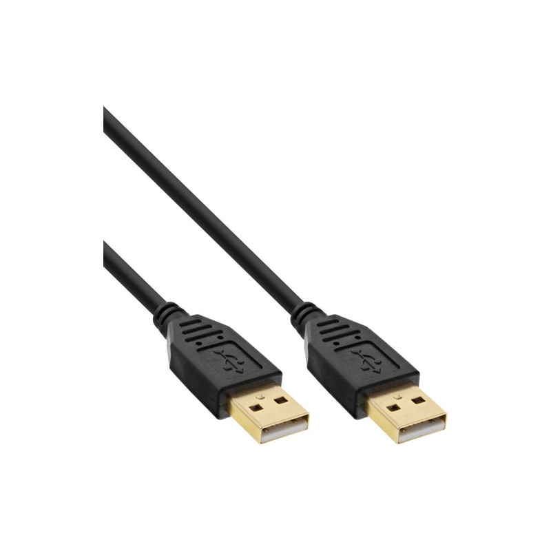 Cavo usb inline usb 2.0 type a maschio a type a maschio 0,5m pin