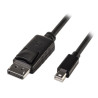 Cavo mini displayport lindy su dp nero 2m [41646]
