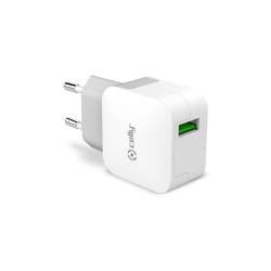 Alimentatore usb da rete celly travel charger turbo 2.4a [tcusbturbo]