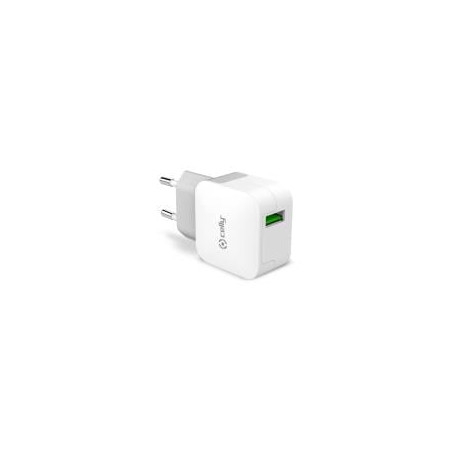 Alimentatore usb da rete celly travel charger turbo 2.4a [tcusbturbo]