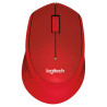 Mouse logitech m330 silent plus rosso [3349846]