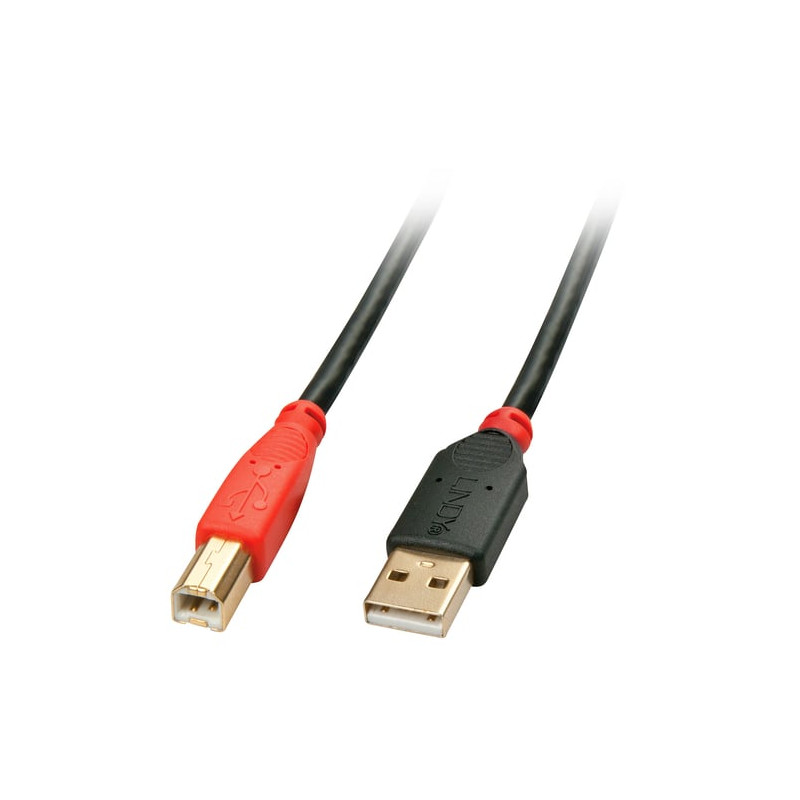 Cavo usb lindy 2.0 typ a/b 10m typ a/b m/m high/full/lowspeed [42761]