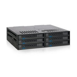 Backplane icydock 6x6,3cm satai-iii/ssd/sas mb326sp-b [mb326sp-b]