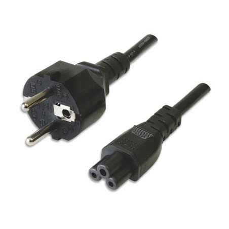 Cavo alimentazione manhattan c5 f a schuko 1m nero