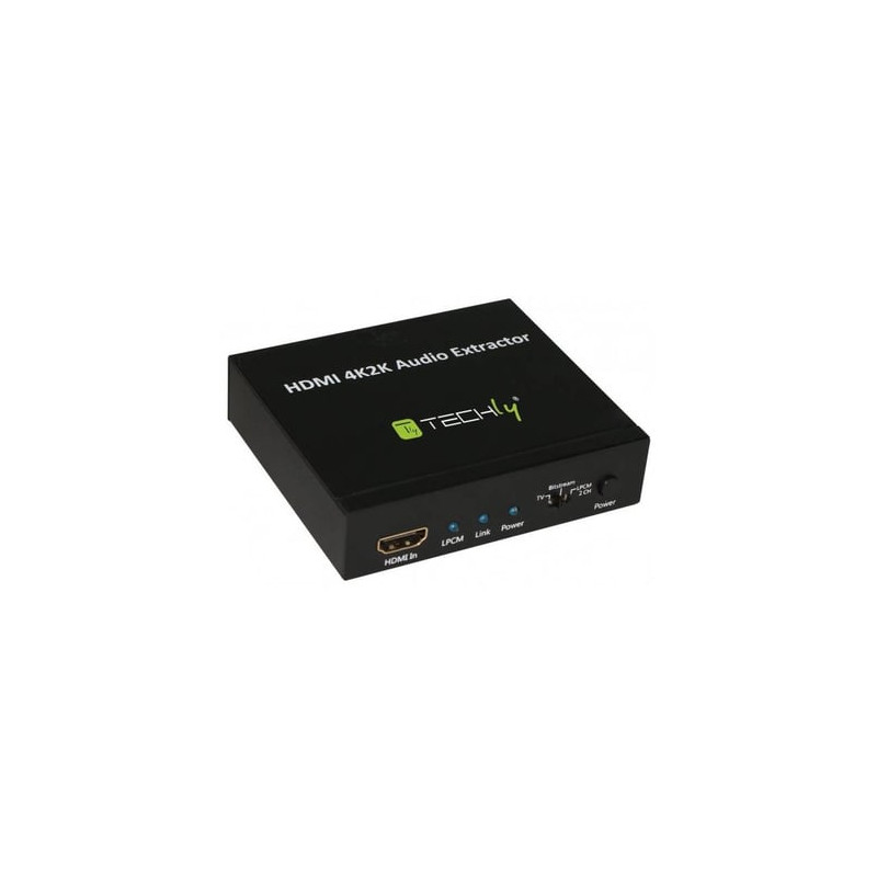 Estrattore audio techly da hdmi lpcm 2ch 4k uhd 3d